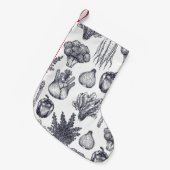 Fresh vegetables seamless pattern. Broccoli Kleine Kerstsok (Voorkant (Hangend))