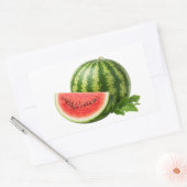Fresh Watermelon Slice And Whole Fruit Sticker (Envelop)