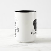 Freshly Brewed Coffee Personalized Mok (Midden)