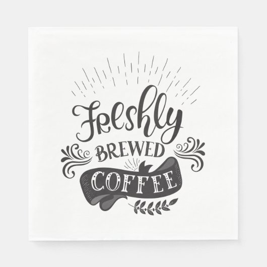 Freshly Brewed Coffee Servet (Voorkant)