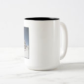 Freshly Fallen Snow Tweekleurige Koffiemok (Voorkant rechts)