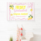 Freshly Graduated Lemon Pink Stripes Spandoek (Insitu)