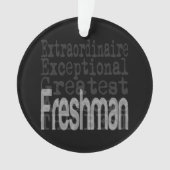 Freshman Extraordinaire Ornament (voorkant)