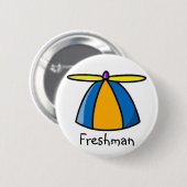 Freshmen Beanie Ronde Button 5,7 Cm (Voorkant /achterkant)