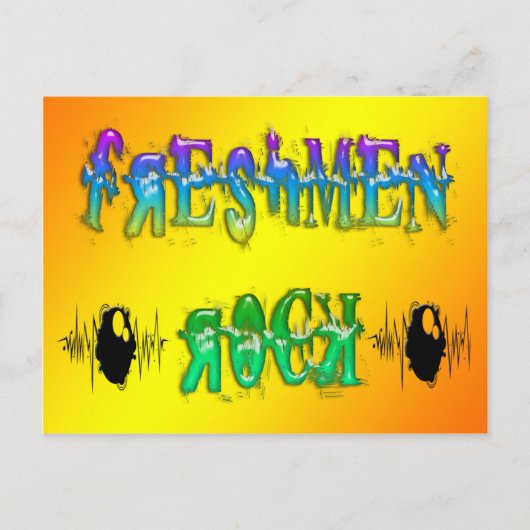 Freshmen Rock - Pulse Briefkaart (Voorkant)