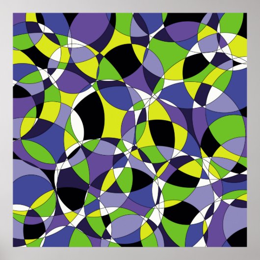 Freshness gekleurd abstract patternabstract, kunst poster (Voorkant)