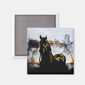 Freshtastic Horse 02-01 Magneet (Voorkant / Achterkant)