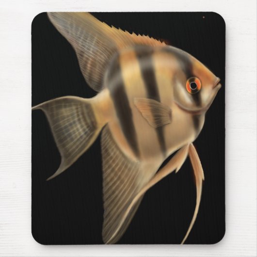 Freshwater Angelfish Mousepad Muismat (Voorkant)