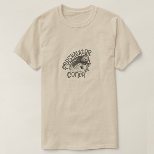 Freshwater Conch Key West Funny  T-shirt (Design voorkant)
