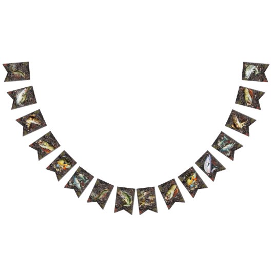 Freshwater Vist Bunting Vlaggetjes (Alle)