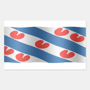 Fresian Flag Rechthoekige Sticker