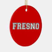 Fresno California Keramisch Ornament (Rechts)