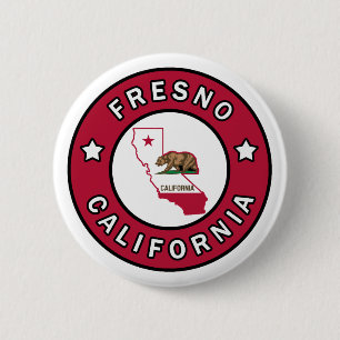 Fresno California Ronde Button 5,7 Cm
