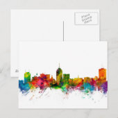 Fresno California Skyline Briefkaart (Voorkant / Achterkant)