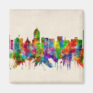Fresno California Skyline Magneet