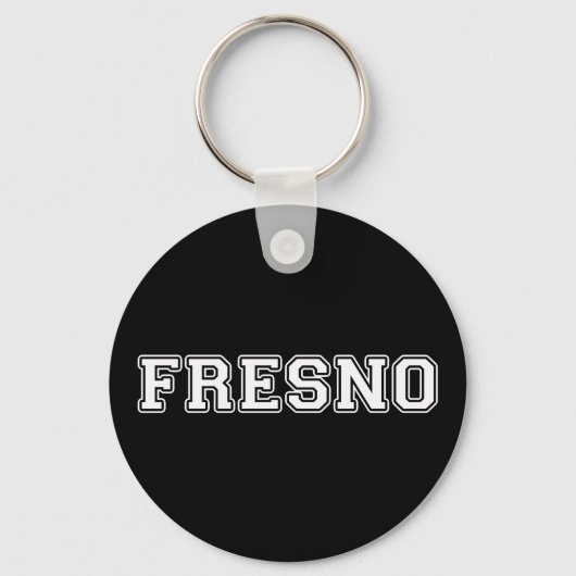 Fresno California Sleutelhanger (Voorkant)