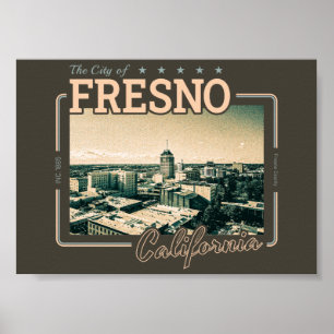 FRESNO CALIFORNIA - STAD FRESNO CA POSTER