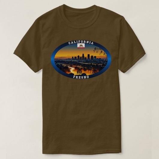 Fresno California Travel TShirt (Design devant)