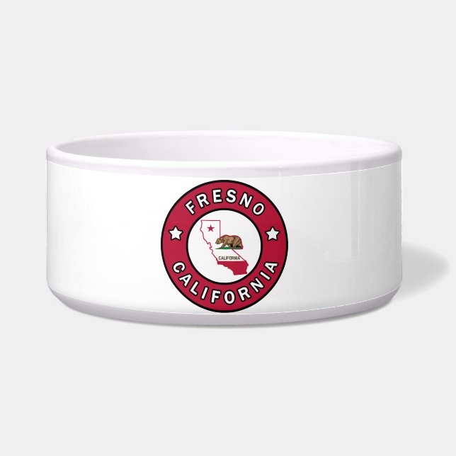 Fresno California Voerbakje (Voorkant)
