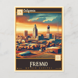 Fresno, Californië    Briefkaart
