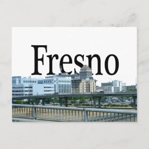 Fresno Californië met Fresno in de Hemel Briefkaart