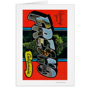 Fresno, Californie - Scènes de grandes lettres