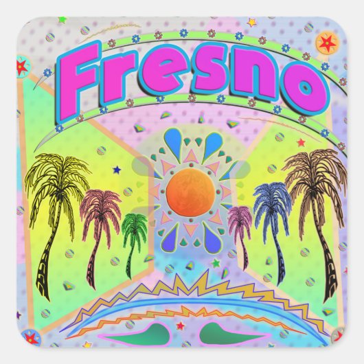 Fresno Calm Desire Sticker (Voorkant)