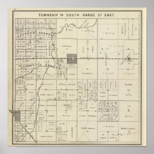 Fresno County, Californië 13 Poster
