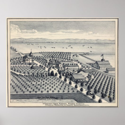 Fresno County, Californië 20 Poster (Voorkant)