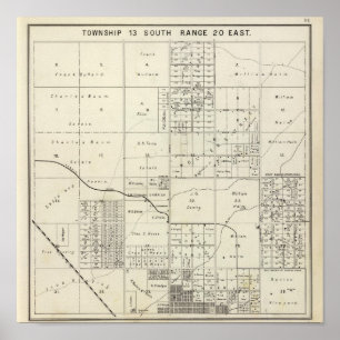 Fresno County, Californië 24 Poster