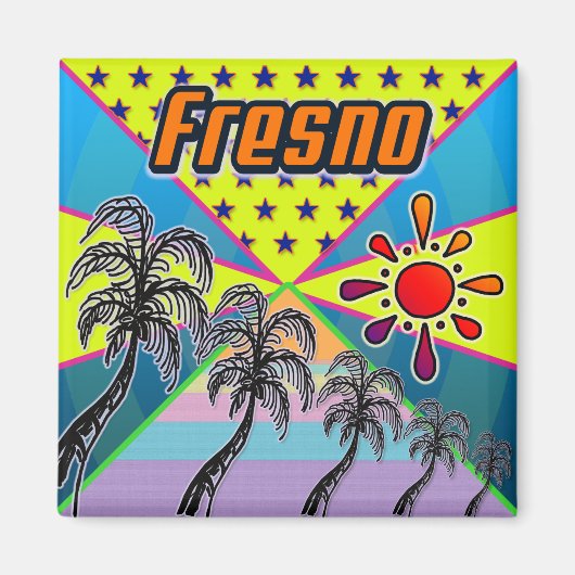 Fresno Freedom Magnet Magneet (Voorkant)