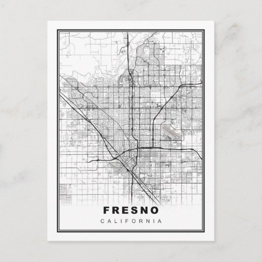 Fresno Kaart (Voorkant)