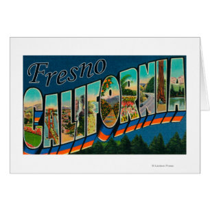 Fresno, la Californie - grandes scènes 2 de lettre