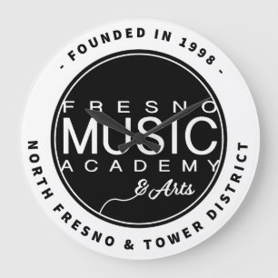 Fresno Music Academy & Arts Horloge murale