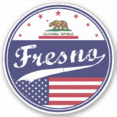 Fresno Sticker (Voorkant)