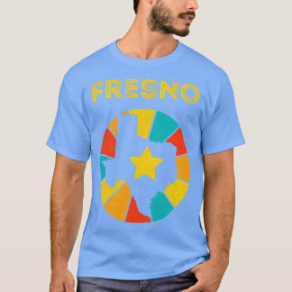 Fresno Texas Vintage Gedecoreerd Souvenir 1 T-shirt