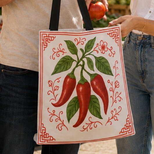 "FRESNO TOTE" - SAC CABAS CHINOISERIE