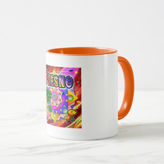 Fresno Tropical Friends Mug (Devant droit)