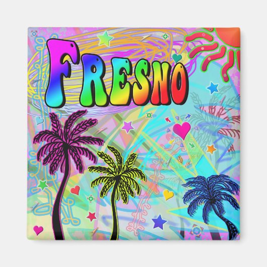 Fresno Vivid Romance Magnet (Devant)