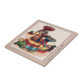 Fresque carreaux pour femmes mexicaines (Côté)