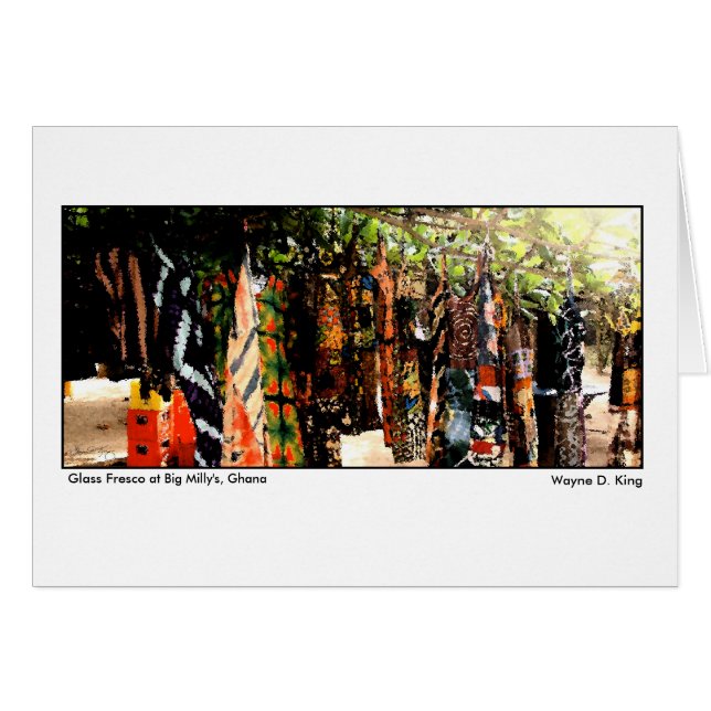 Fresque de verre à Big Millys, Ghana (Devant horizontal)