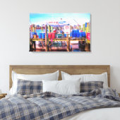 Fressterste Seafood Canvas Afdruk (Insitu (Slaapkamer))