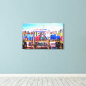 Fressterste Seafood Canvas Afdruk (Insitu (Houten vloer))