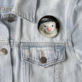 fret en pet ronde button 5,7 cm (In situ)
