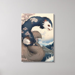 Fret - Japan Canvas Afdruk
