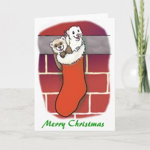 Fret Stocking Stuffers Feestdagen Kaart