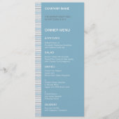 Fret Stripe Cornflower-menu Menu (Voorkant)