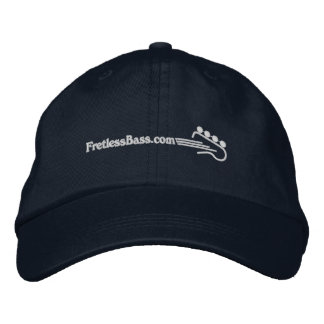 FretlessBass.com Logo Brodé Casquette de baseball
