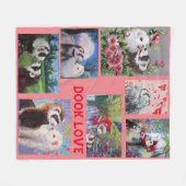 Fretten Dook Valentijn Fleece Deken (Voorkant (Horizontaal))