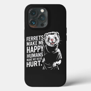 Fretten maken me gelukkig Mensen doen mijn hoofd p iPhone 13 Pro Hoesje